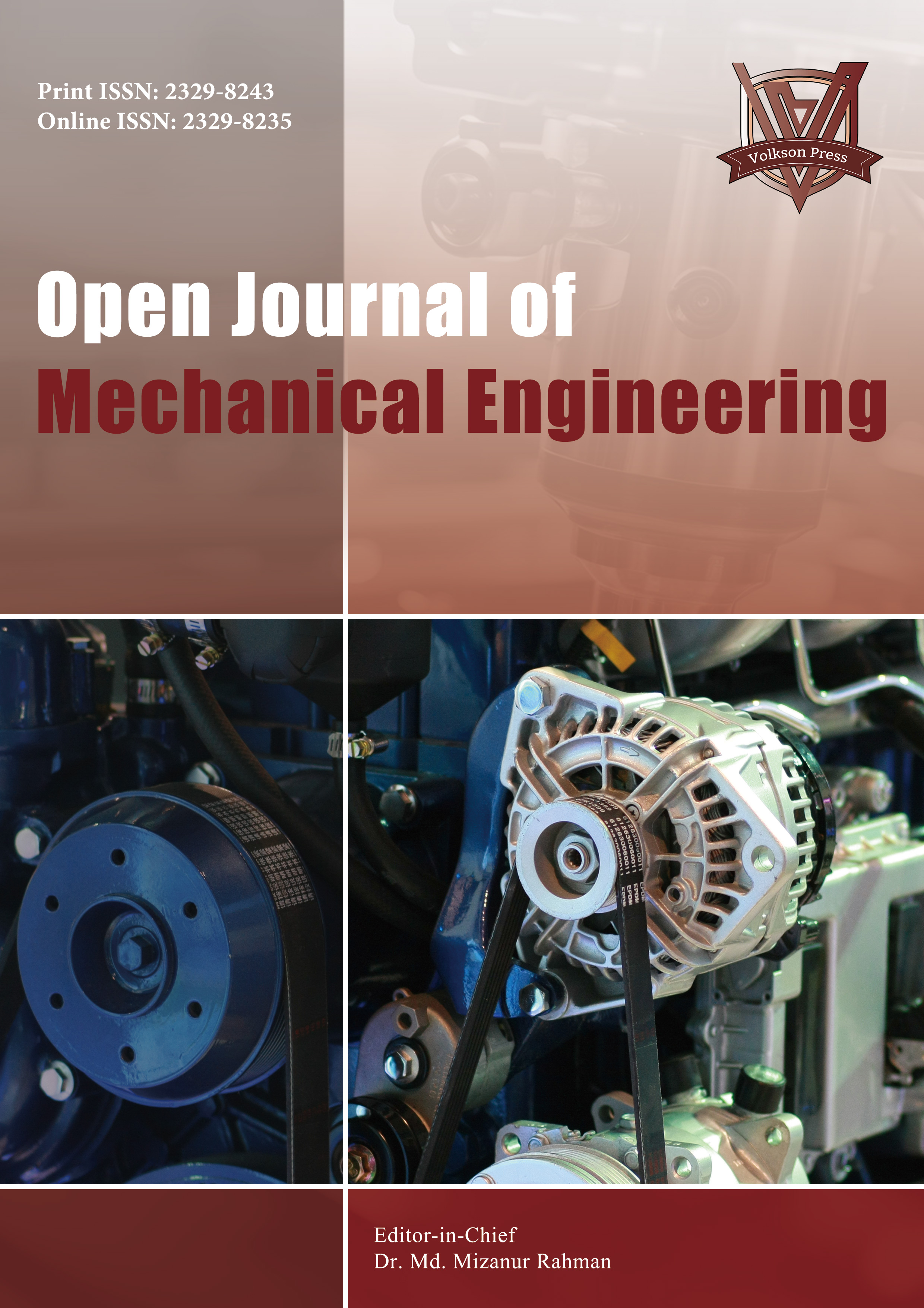 Open Journal of Mechanical Engineering